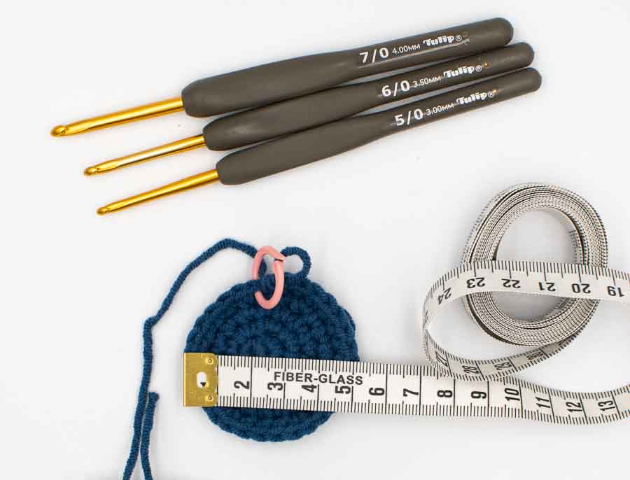 The yarn recommends a 6mm hook (top magic circle) but I wouldn't mind the  project (amigurumi) to be bigger. Would it hurt to use a 7mm (bottom magic  circle)? : r/crochet