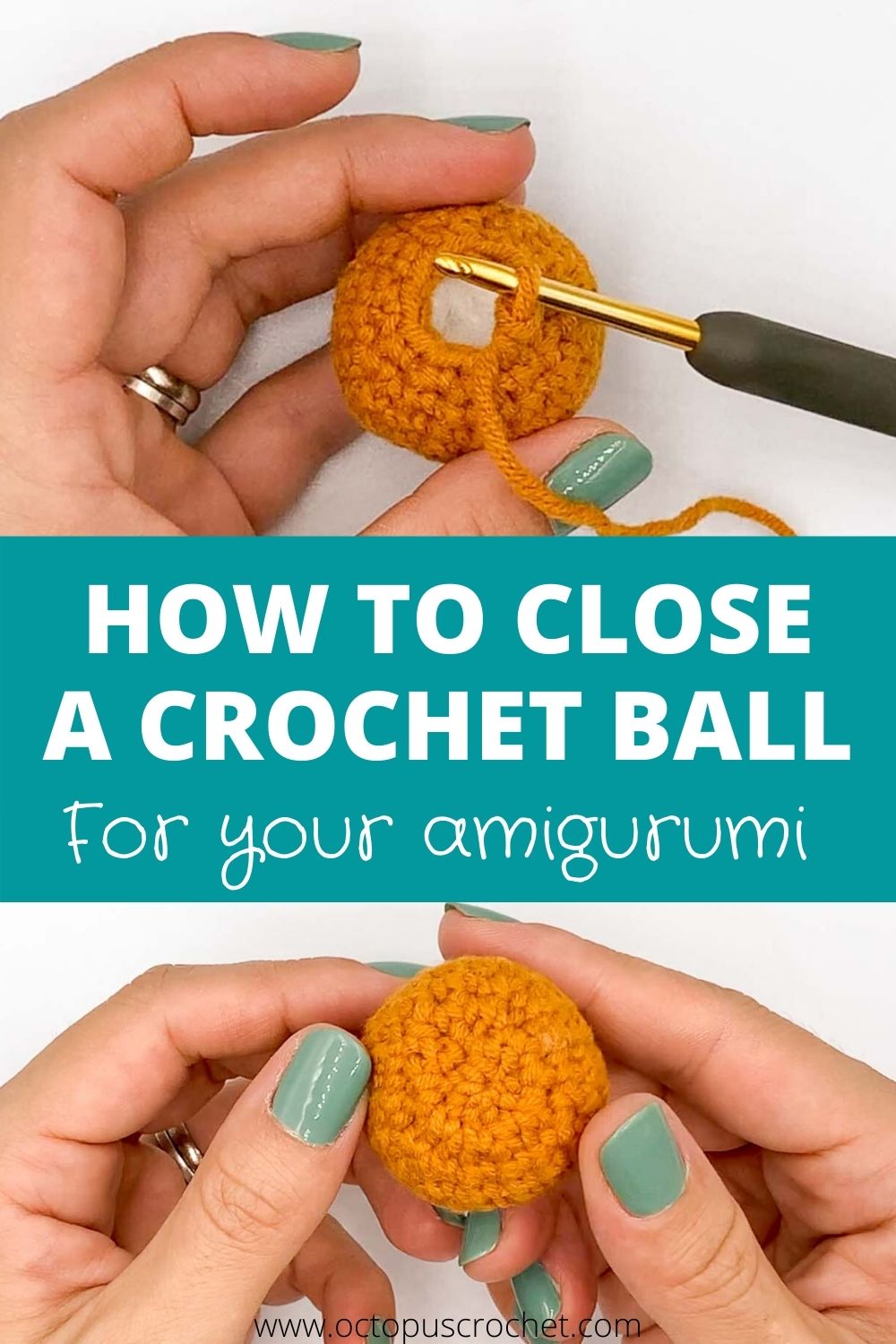 How to close a crochet ball for your amigurumi projects - Octopus Crochet