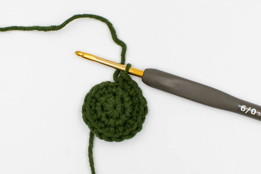 Gnome on a swing crochet pattern ornament-1