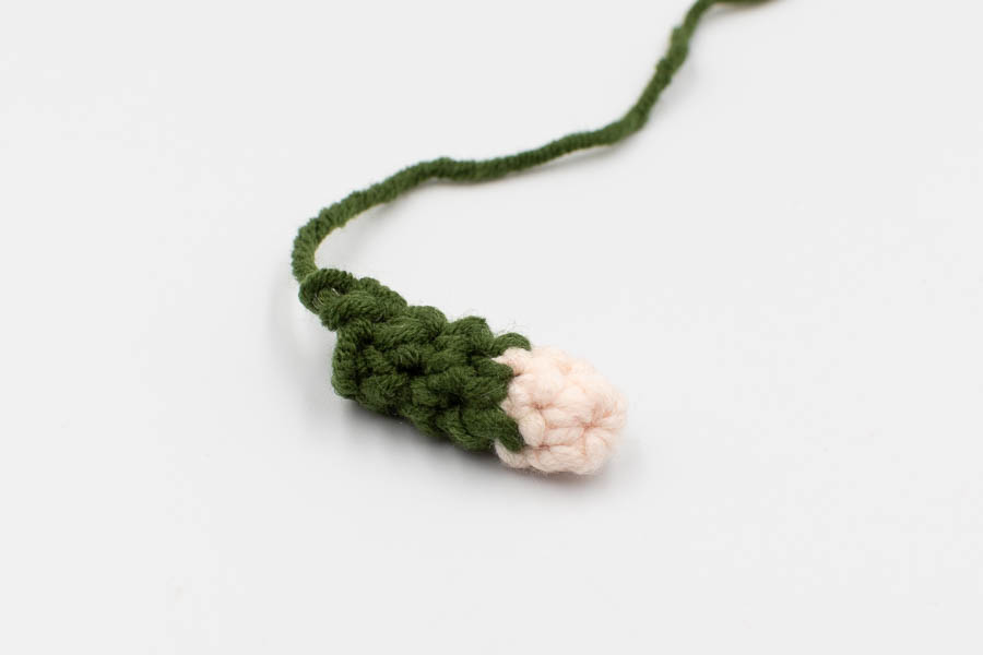 Gnome on a swing crochet pattern ornament-13