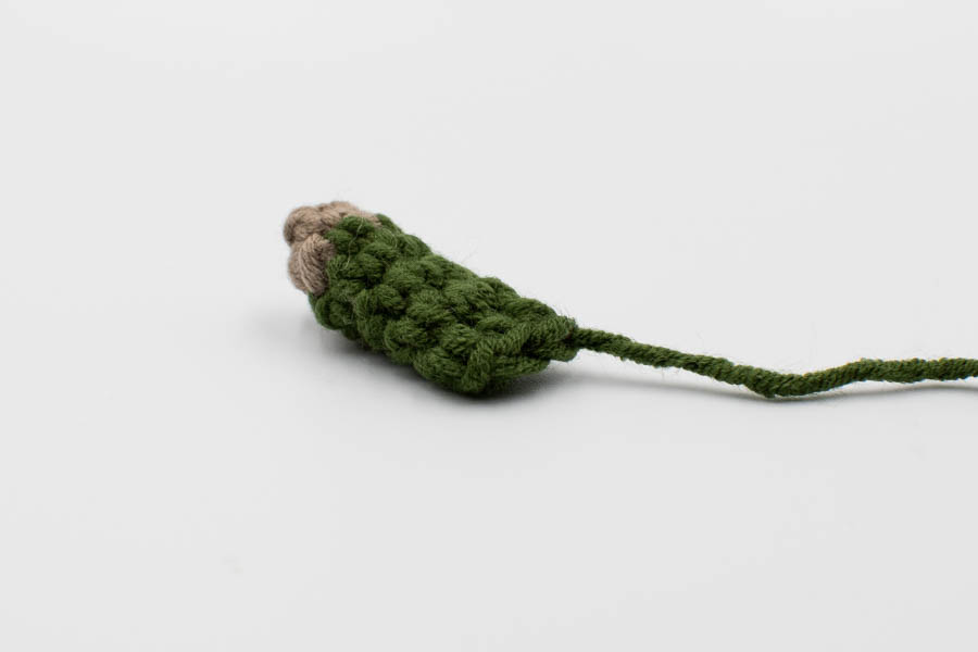 Gnome on a swing crochet pattern ornament-17