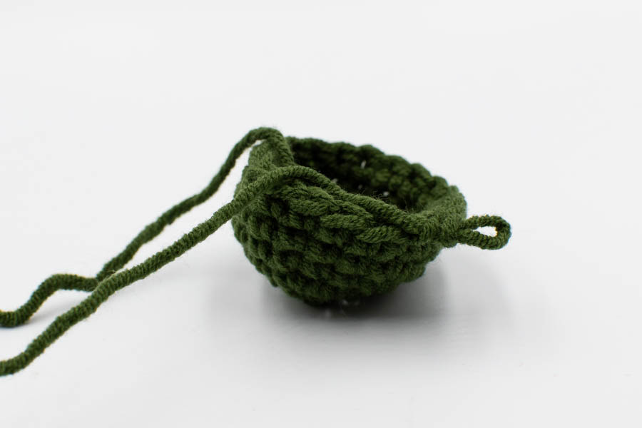 Gnome on a swing crochet pattern ornament-2