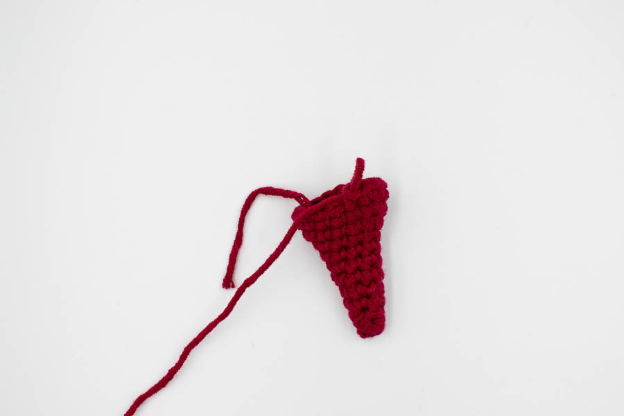 Gnome on a swing crochet pattern ornament-6