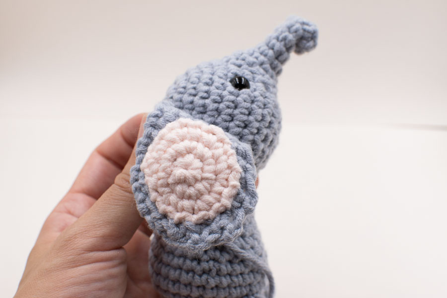 Elephant baby mobile amigurumi pattern-30