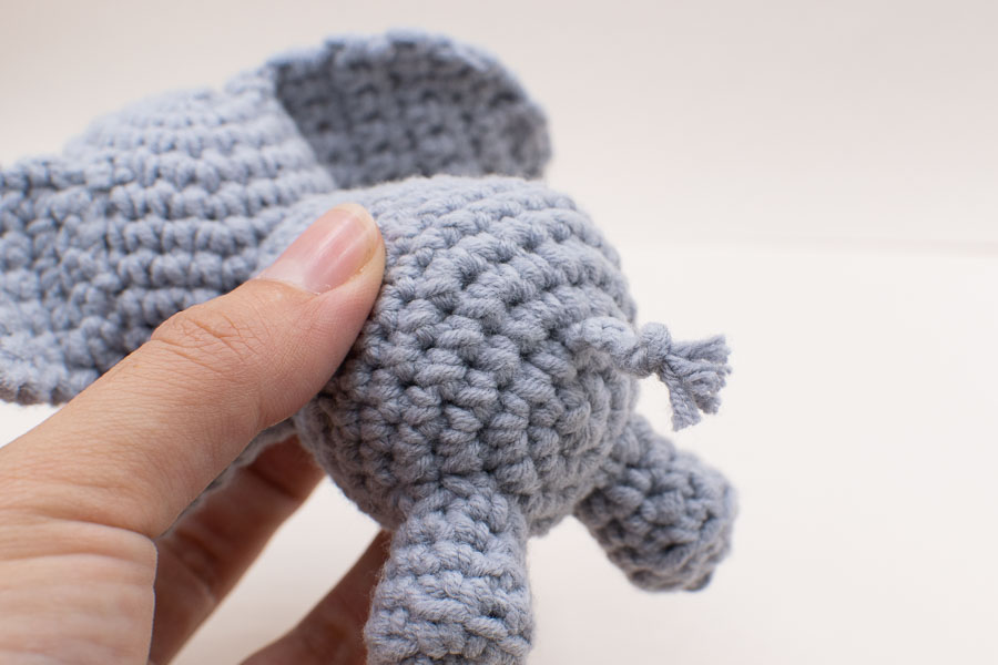 Elephant baby mobile amigurumi pattern-32