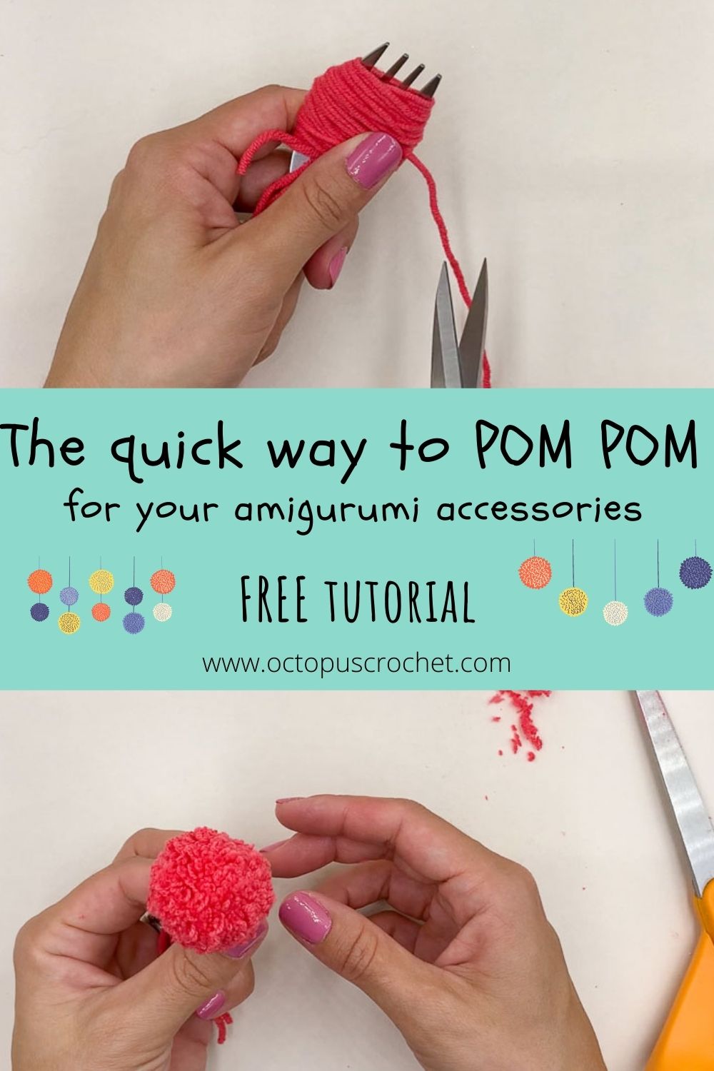 The quick way to pom pom