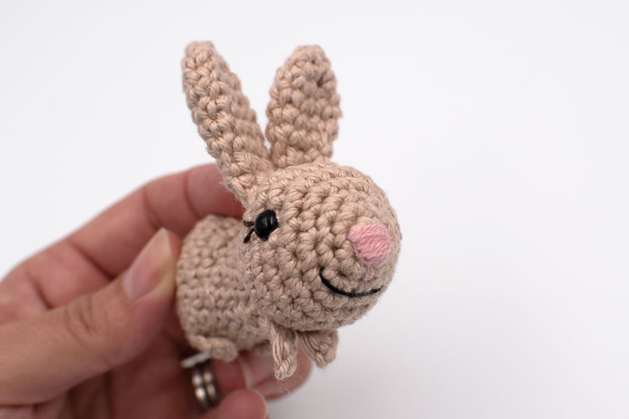 Moon bunny and stars mobile crochet pattern-22