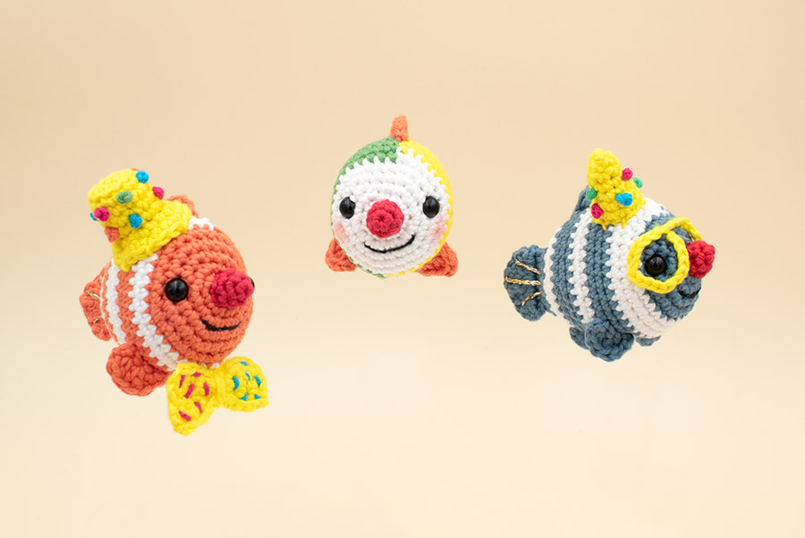 Three clown fish amigurumi pattern-6