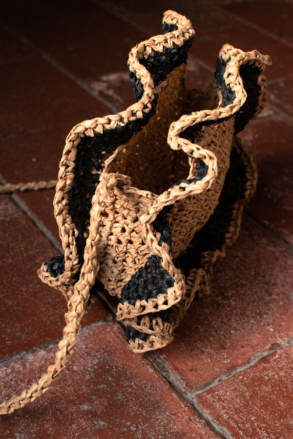 Raffia summer round bag crochet pattern-57