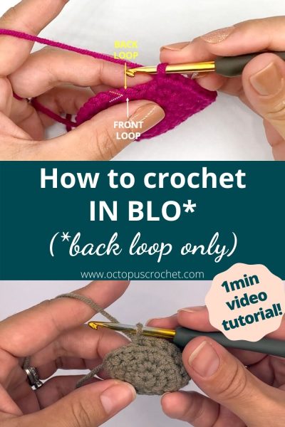 Easy Amigurumi Tutu Tutorial  How to Crochet in the Back Loop